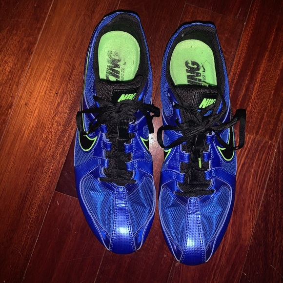 Nike Zoom Rival MD 6 Men's Blue & Black Cleats - Picture 2 of 7